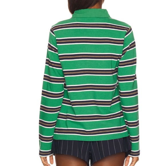 DAMSON MADDER 100% ORGANIC COTTON CASSIA SHRUNKEN RUGBY - Picture 2 of 14